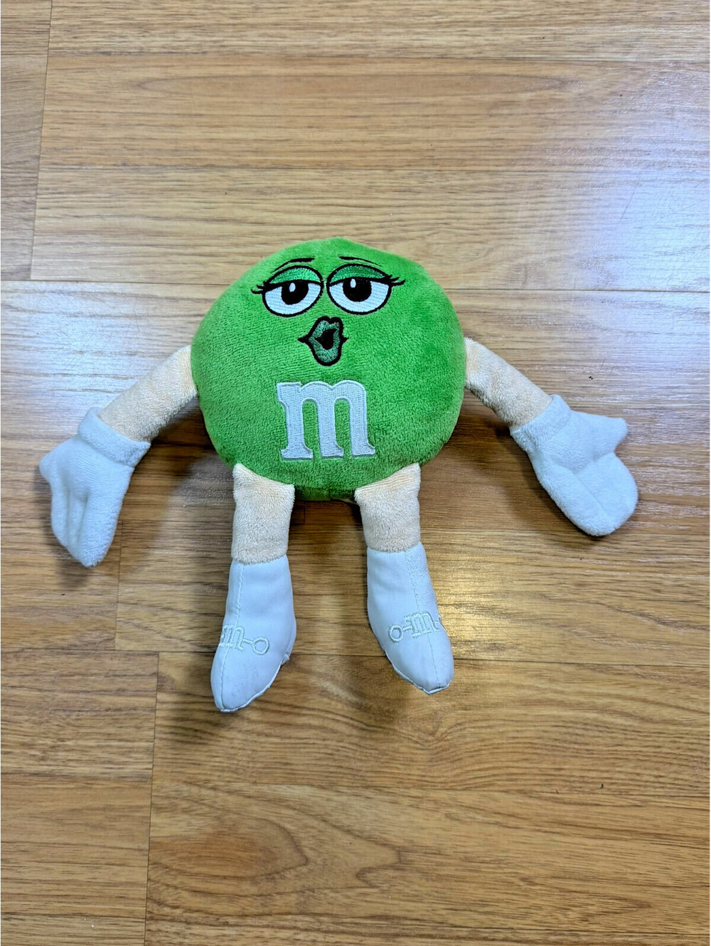 MMs Green Character Plush Stuffed Animal Toy White Boots Go Go Boots Mars 2013